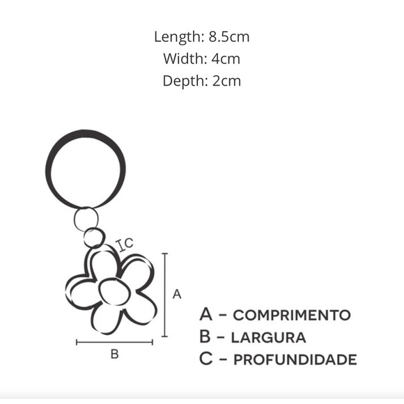 CH Carolina Herrera Green Andy Bag Keychain / handbags accessories /Charms - Picture 7 of 7